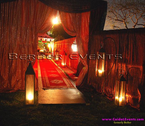 Arabian Nights theme party decor