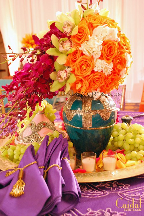 Moroccan Theme Centerpieces decor ideas for Wedding