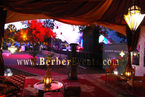 Moroccan Theme VIP tent