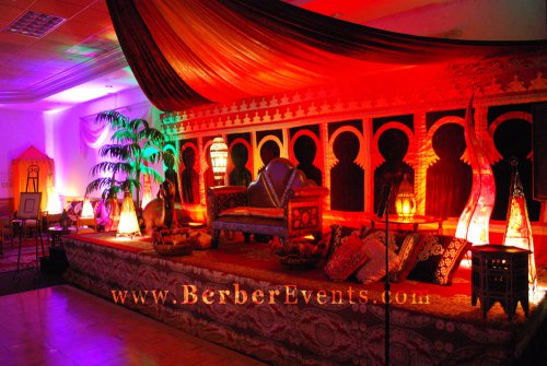 Moroccan decor Stage