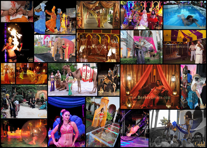 Sample collage of Moroccan Theme Entertainment