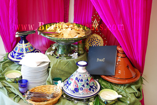 moroccan themed gala dinner