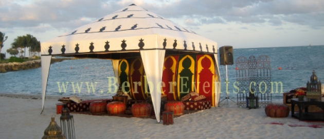 Moroccan Theme at the Beach, Fisher Island, FL
