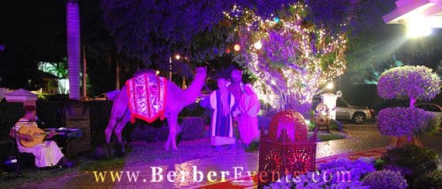 Moroccan Theme Engagement Party in a Private Residence, Miami