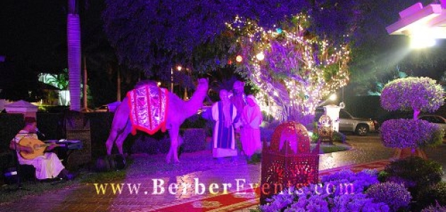 Moroccan Theme Engagement Party in a Private Residence, Miami