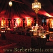 Moroccan Henna Tent Fully Decorated, at the Mandarin Hotel, Brickell Key, Miami