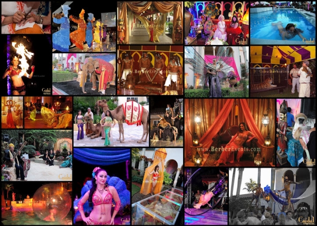 Sample collage of Moroccan Theme Entertainment