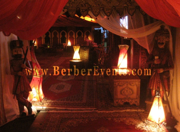 A Moroccan Hookah Lounge Tent at The Mandarin