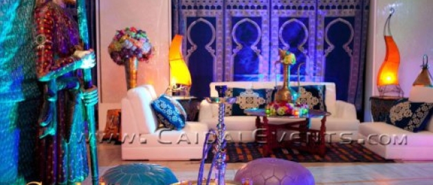 White Moroccan Theme Party