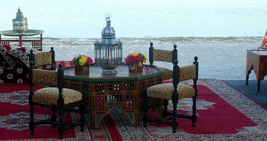 Moroccan Themed Beach party at the Moorings Village, Islamorada key Florida
