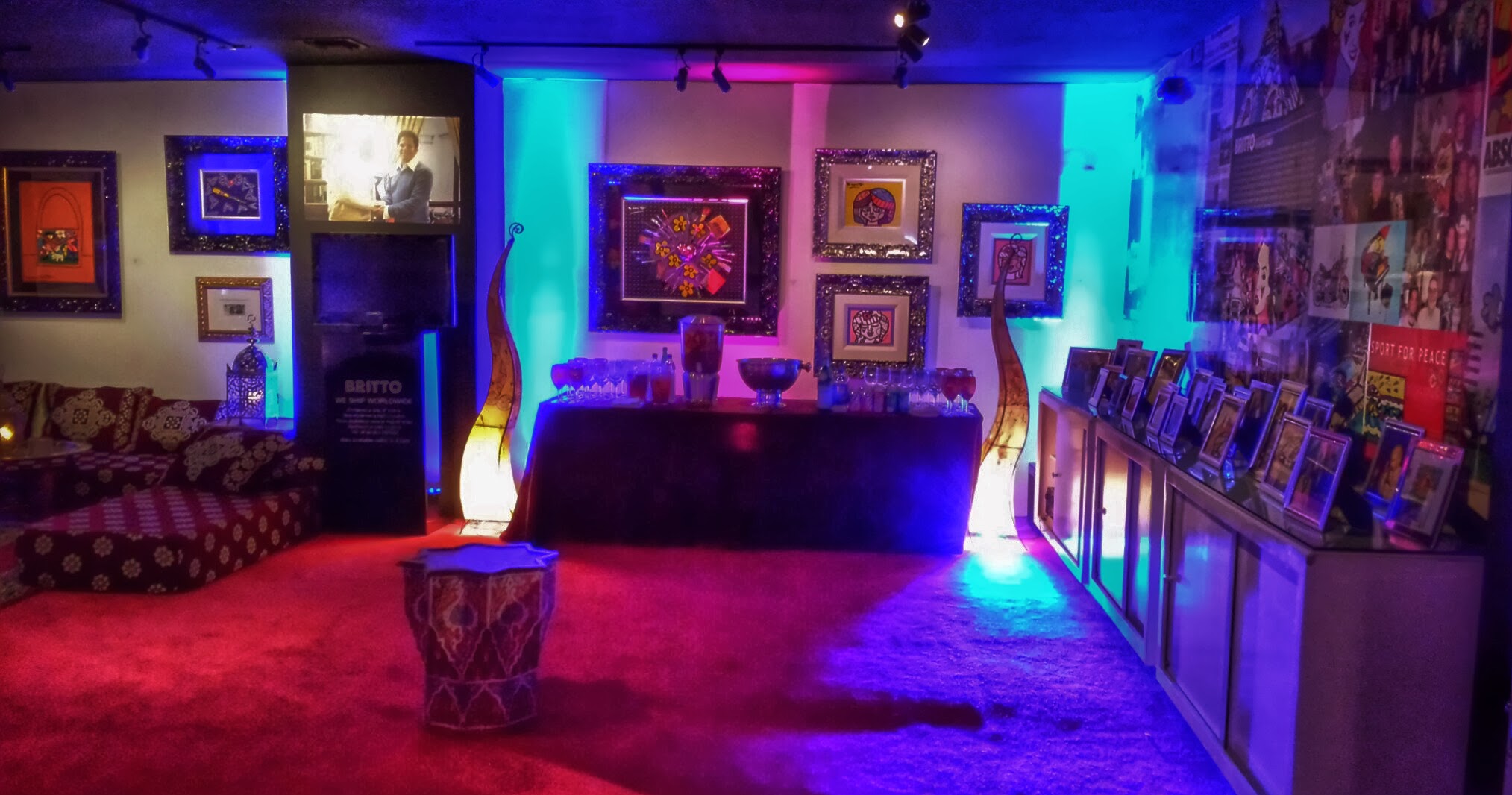 Moroccan Themed Birthday Party in Romero Britto's Gallery