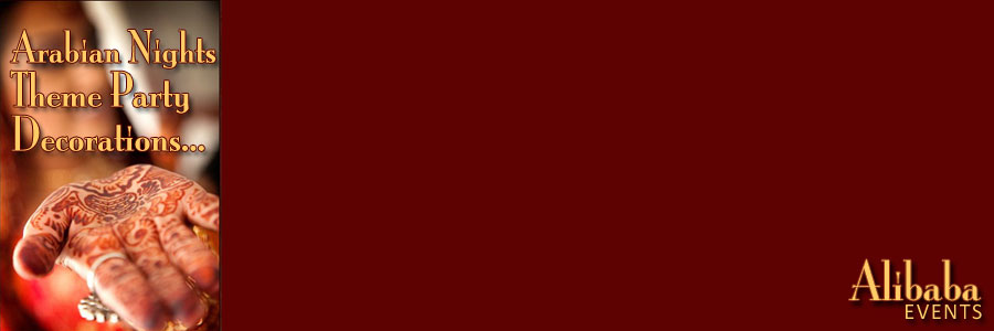 Arabian Nights Theme Party Decorations